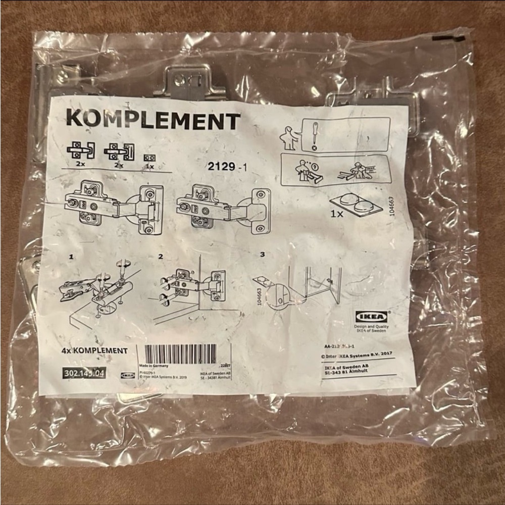 IKEA Komplement Soft Close Hinges